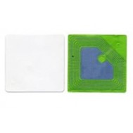 Etiquette RF 8,2 Mhz - 30x30 mm "BLANCHE "- Désactivable