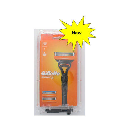 Boîtier Antivols pour nouveaux emballages de rasoirs Fusion 5
