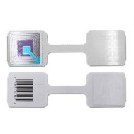 RF Etiket 8,2 Mhz - "VOOR BRIL - WIT " - Deaktiveerbare