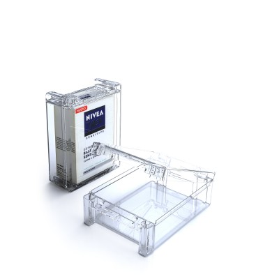 Boîtier Antivols pour 8 lames de rasoirs- modèles  T-CBLX