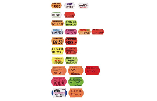 Etiquettes pour Etiqueteuse