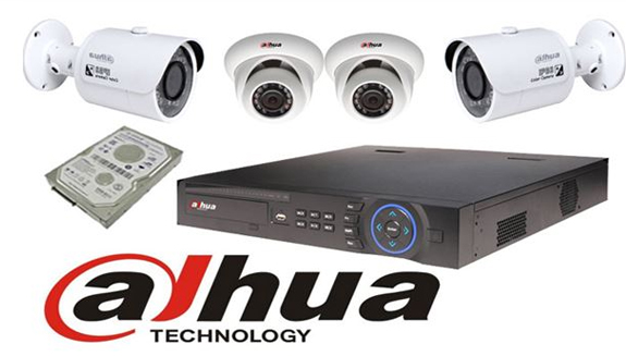 Pack CCTV 4 caméras IP Megapixels